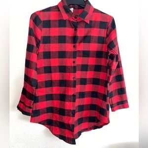 Checkered plaid shirt